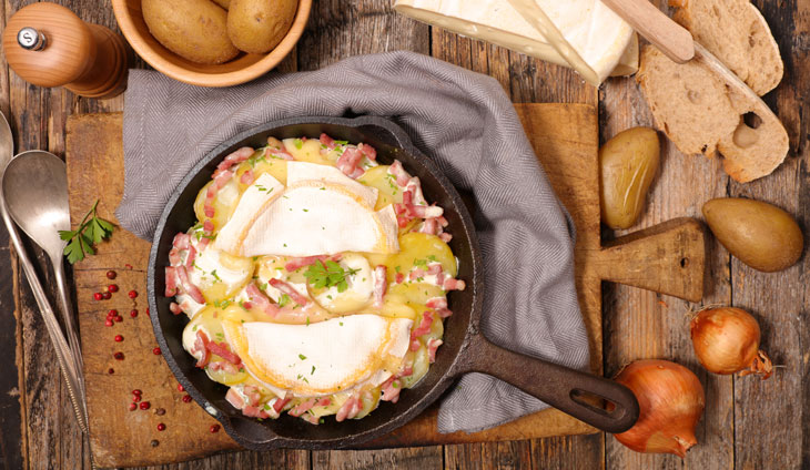 Cheeses in Pan Cheeses in Pan