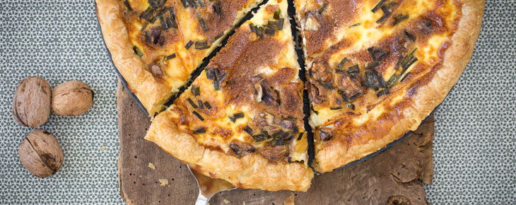 Ham and Brie Quiche Ham and Brie Quiche