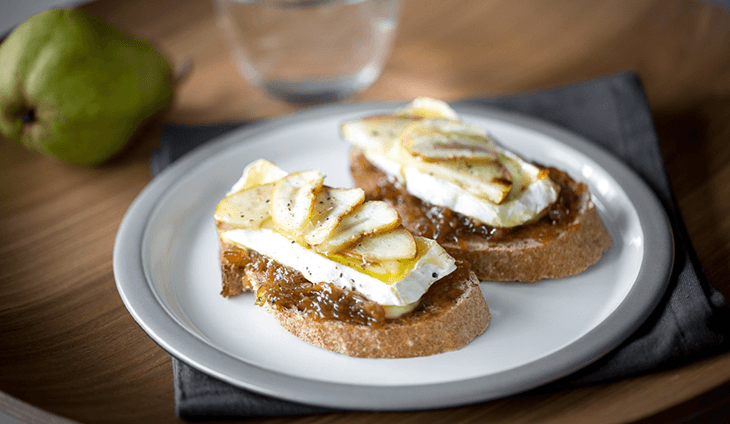 Tartines with European Cheeses Tartines with European Cheeses